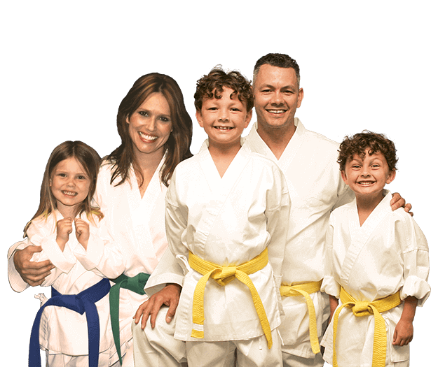 Martial Arts Lessons for Families in Bossier City LA - Group Family for Martial Arts Footer Banner